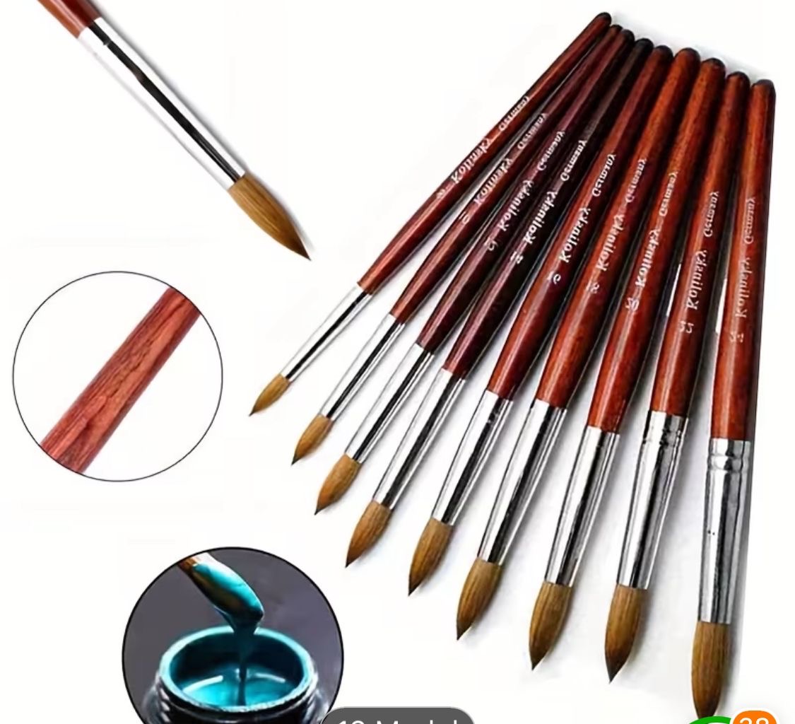 Kolinsky acrylic brush