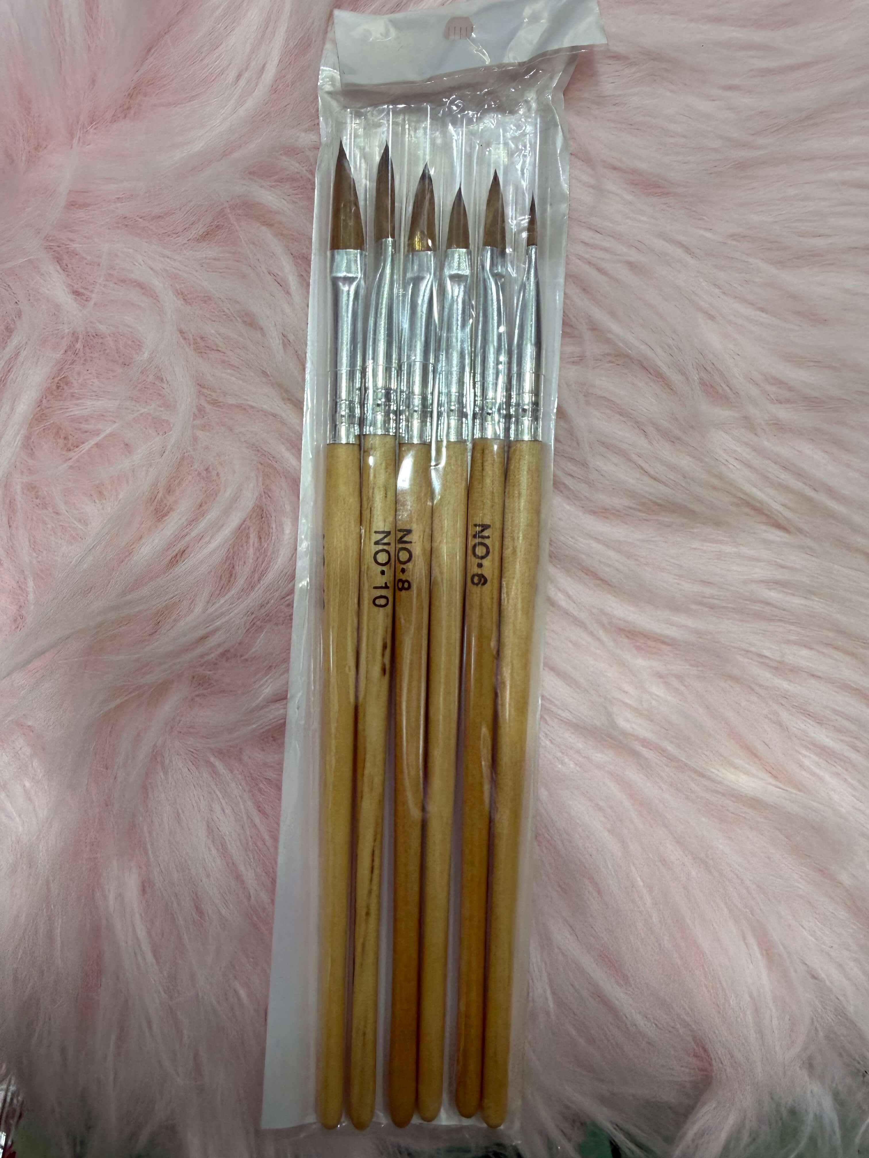 Acrylic brush set