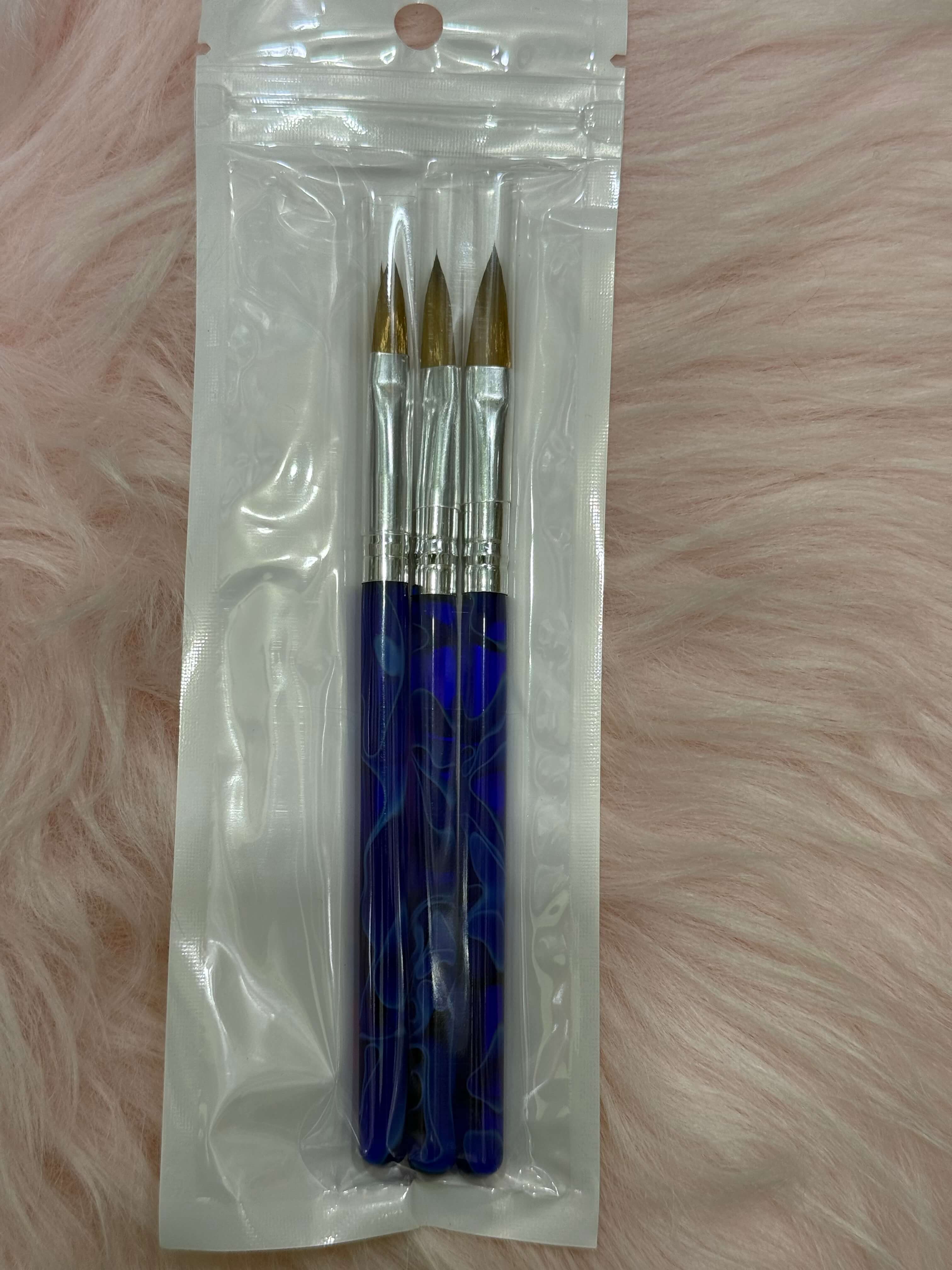 3D nails brush set