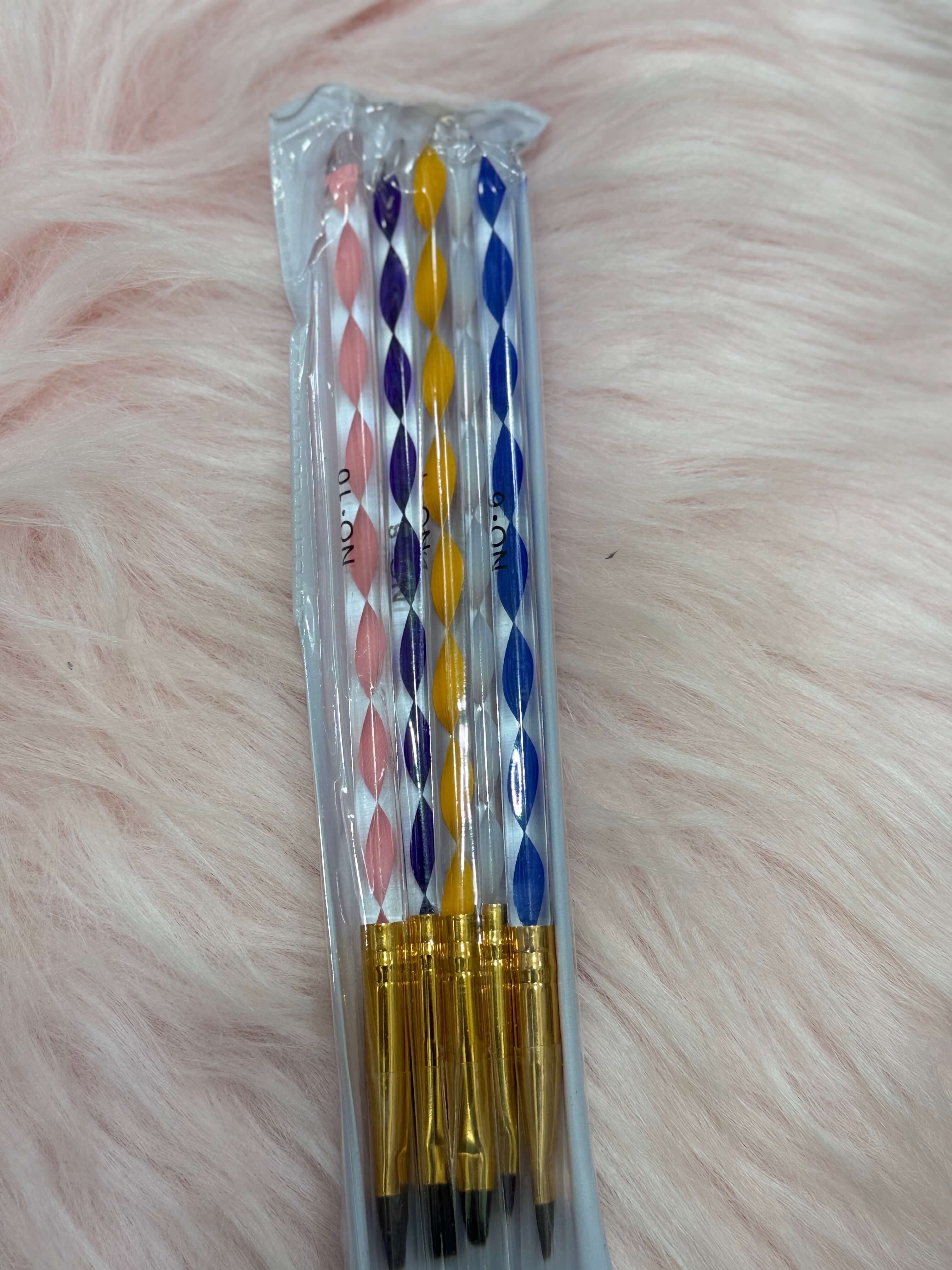 Acrylic colored brush