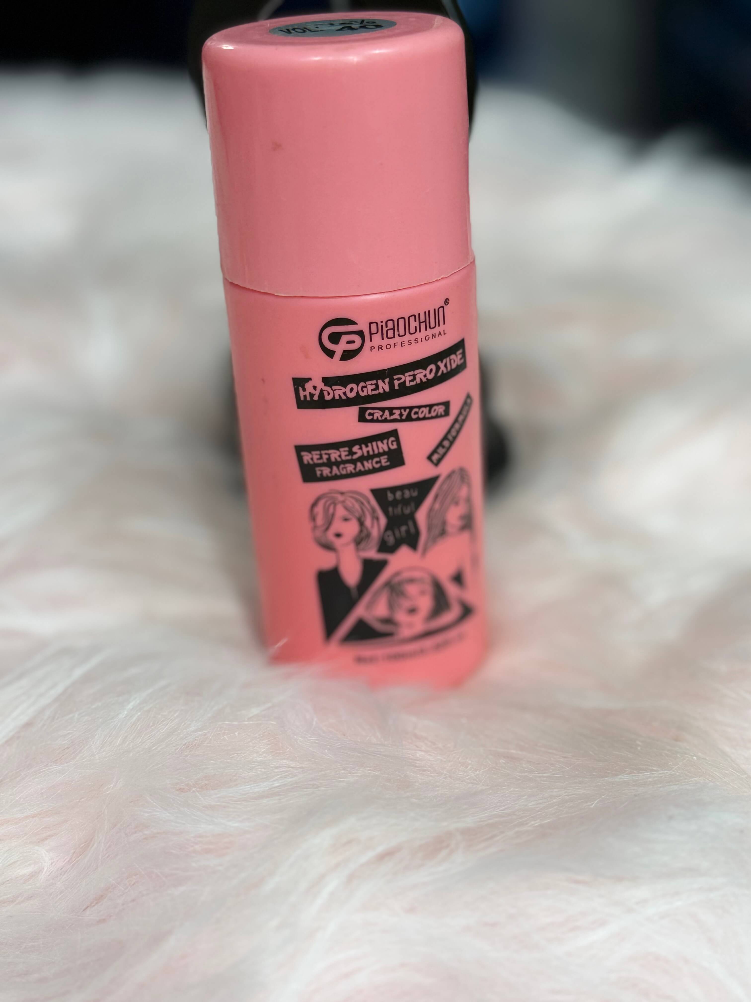 Crazy hair hydrogen peroxide small