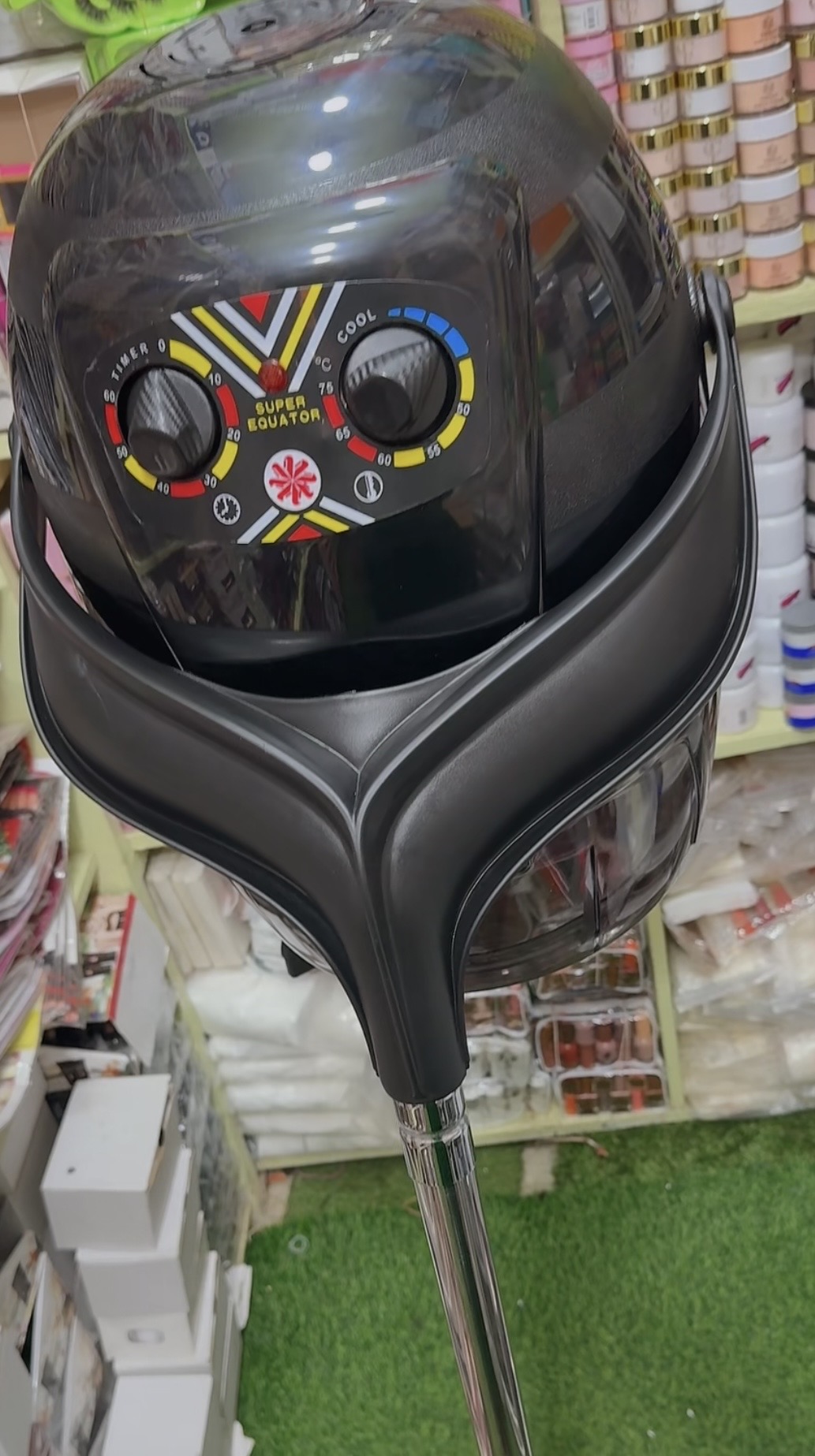 Standing hair dryer