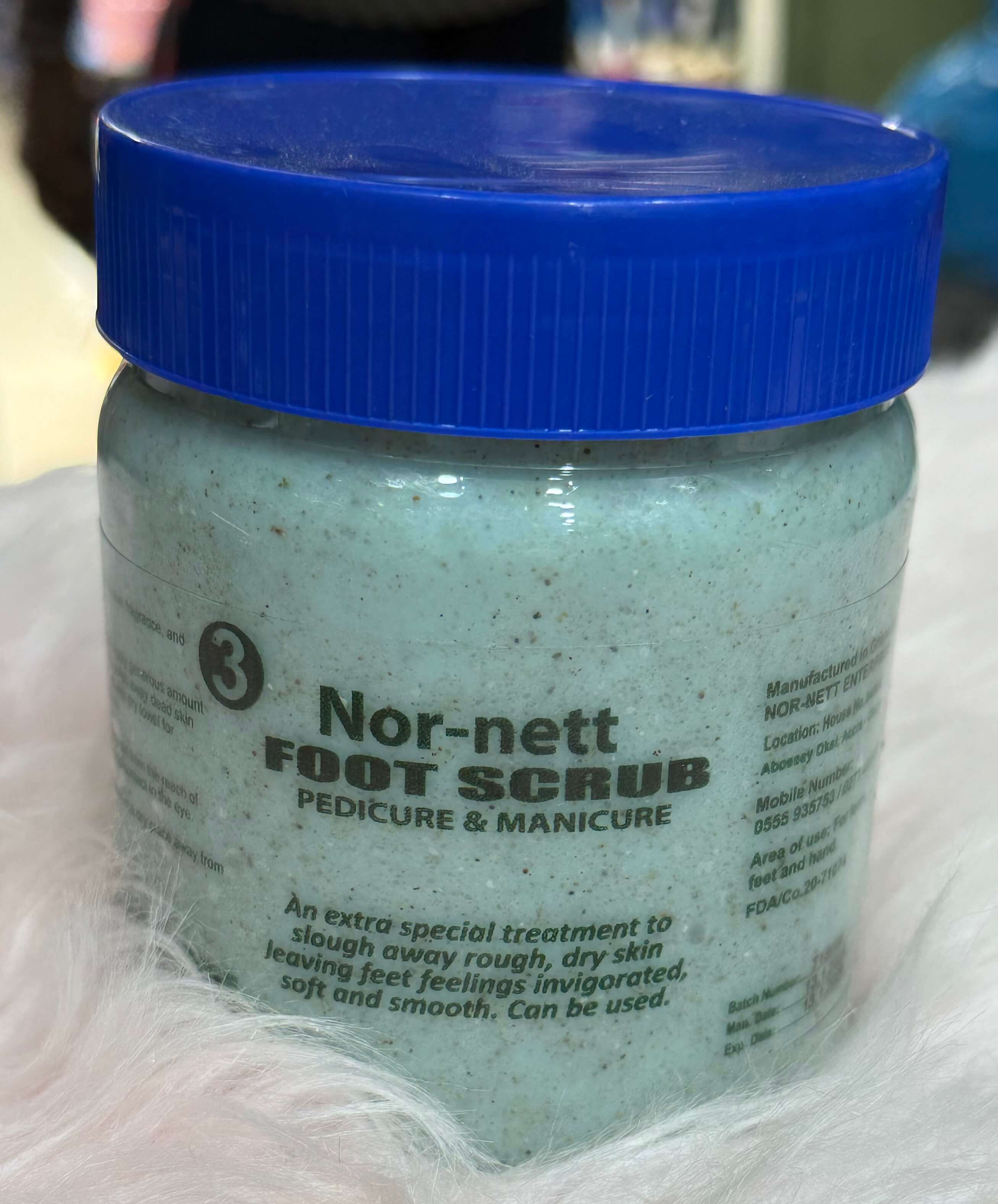 Pedicure scrub 500g