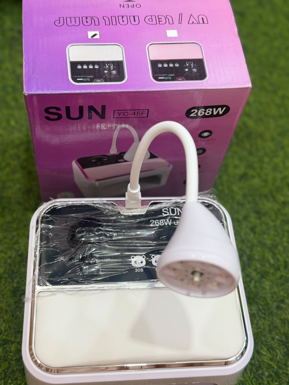 Rechargeable uv lamp with mini lamp