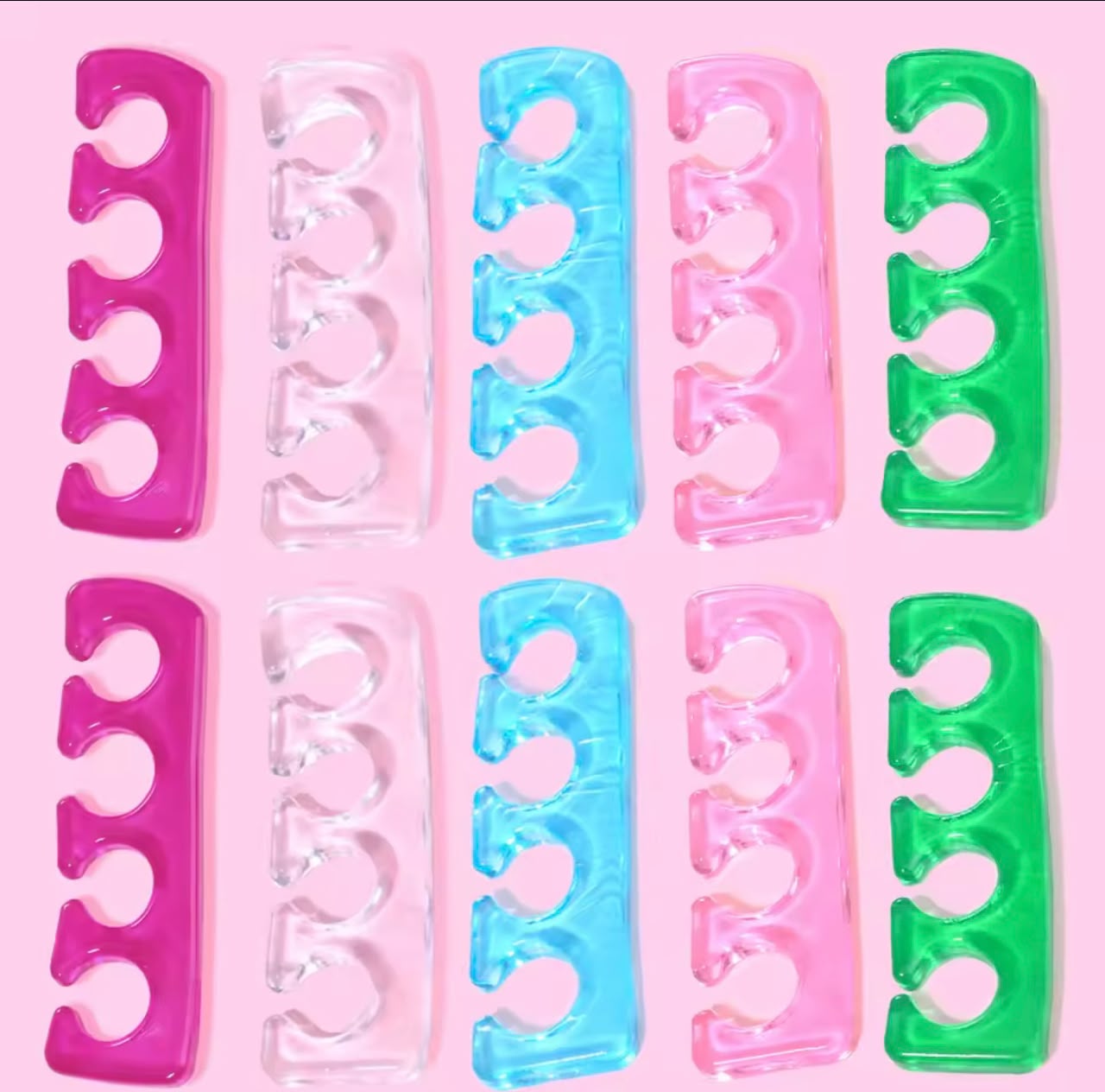 Silicon toe separator Pair